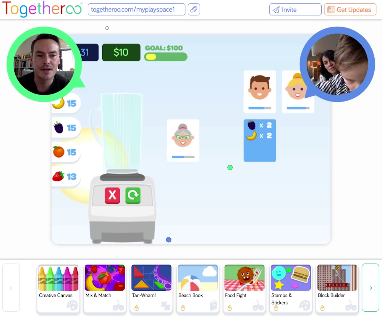 Playful Video Chat Platform - Client: Togetheroo